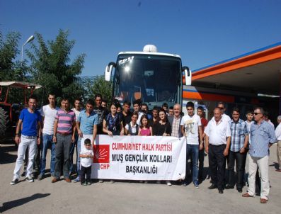 Chp`li Gençler Ankara`ya Gitti