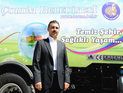 Çorum Belediyesi`nden Kent Temizliğinde Yeni Model