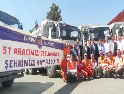 Çorum Belediyesi Temizlik Filosunu Yeniledi