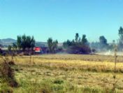 Kütahya`da Korkutan Anız Yangını