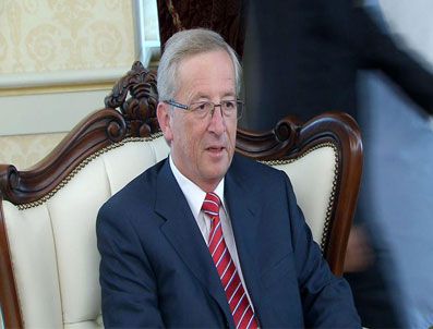 Lüksemburg Başbakanı Juncker Başbakanlık`ta