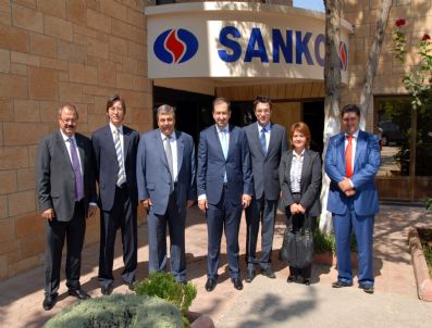 Bank Asya Genel Müdürü Çelik, Sanko'yu Ziyaret Etti