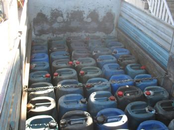 Ağrı'da 5 Ton Kaçak Mazot Ele Geçirildi