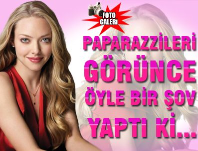 JUSTİN TİMBERLAKE - Amanda Seyfried, paparazzileri görünce öyle bir şov yaptı ki