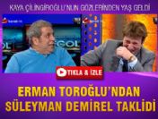Erman Toroğlu'ndan Demirel taklidi