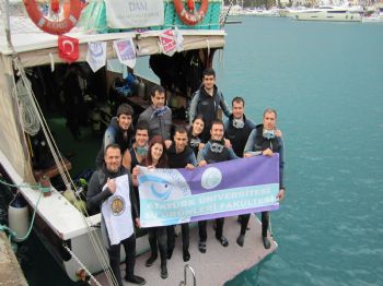 ÇALKAYA - Havuzda Dalmayı Öğrendiler, Akdeniz Derin Sularına Daldılar