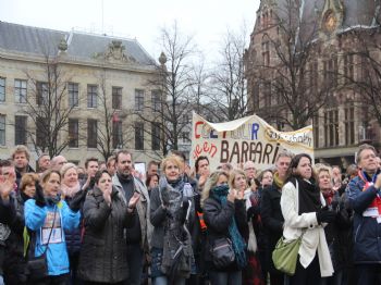 LAHEY - Hollanda’da Öğretmenler Grevde
