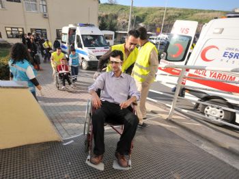 İzmir Eşrefpaşa Hastanesi'nde Yangın Tatbikatı Düzenledi