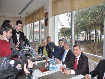 BEKIR ATMACA - Kaymakam ve Başkan, Basın Mensupları İle Buluştu
