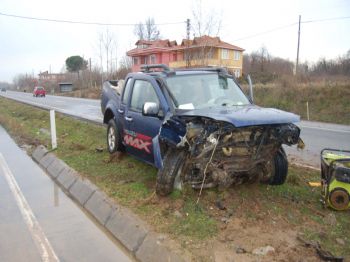Samsun'un Trafik Kazası: 3 Yaralı