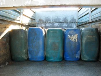 Van'da 5 Ton Kaçak Mazot Ele Geçirildi