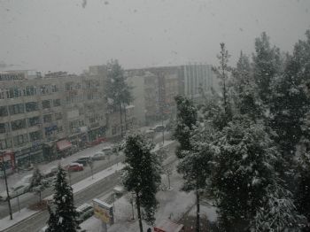 OSMAN HACıBEKTAŞOĞLU - Bucak'ta Yoğun Kar Yağışı Devam Ediyor