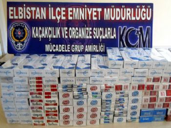 Elbistan'da Kaçak Sigara Operasyonu