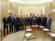 Gül, basın temsilcilerini kabul etti