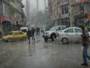 Hakkari'de Kar Yağışı Başladı