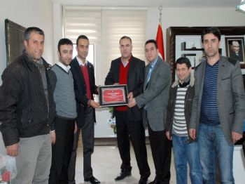 MURAT ÖZTÜRK - Spor Adamları Derneği'nden Belediye Başkanına Ziyaret