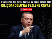 Erdoğan'dan Kılıçdaroğlu'na fezleke cevabı