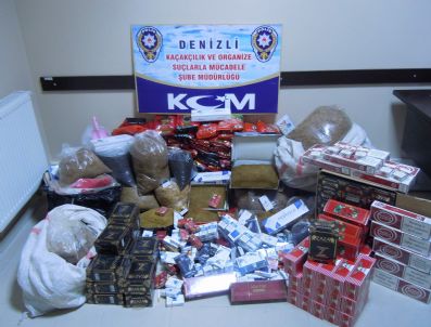Denizli'de Kaçak Sigara Operasyonu