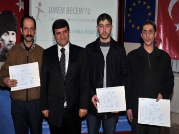 FERDA YILDIRIM - Gümüşhane'de Umem Beceri 10 Sertifika Töreni