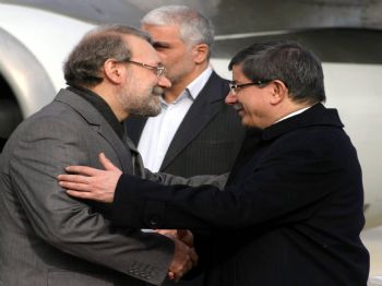 NEZIH DOĞAN - İran İslami Danışma Meclisi Başkanı Laricani ve Bakan Davutoğlu Konya'da