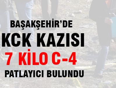 7 Kg C-4 patlayıcı bulundu