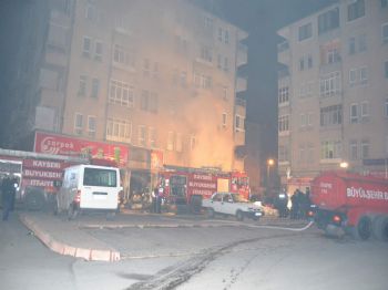 Temizlik Ürünleri Satan İşyerinde Yangın