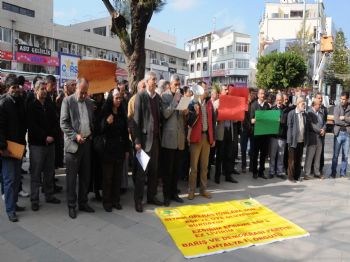 İHSAN NERGIZ - Antalya'da Bdp'den Kck Protestosu