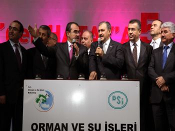 ERMENEK BARAJı - Bakan Eroğlu'ndan 181 Milyon Tl'lik Açılış