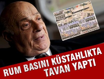 DIMITRIS HRISTOFYAS - Rum basını kin kustu