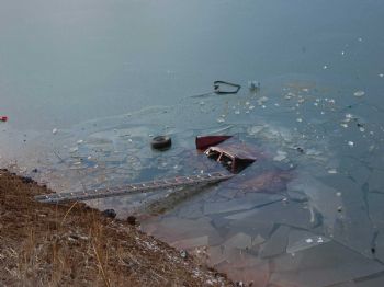 AHMET TUNCEL - Taşköprü'de Otomobil Baraja Uçtu: 1 Ölü