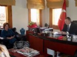 GÜNAY ÖZTÜRK - Chp Kadın Kollarından Başkan Türközen ve Kaymakam Nalbant’a Ziyaret