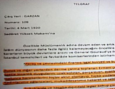 Osmanlı Arşivlerindeki Telgraflar, Fransız Destekli Ermeni Zulmünü Anlatıyor