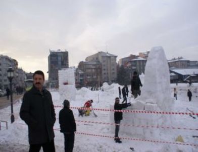7. Ulusal Erzurum Kar Heykeli Yarışması Başladı