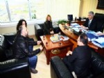 İSMAIL GÜNAY - İhsaniye Lisesi Okul Aile Birliğinden Başkan Vekili Özak'a Ziyaret