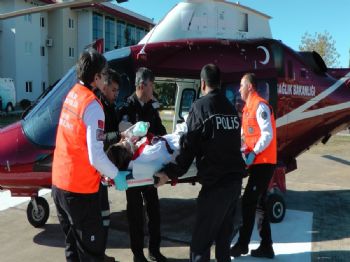 Fethiye’de Son Bir Yılda 41 Hasta İçin Helikopter Havalandı