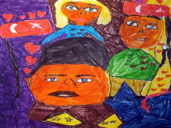 Resim Yarışmasında İl İkinciliği