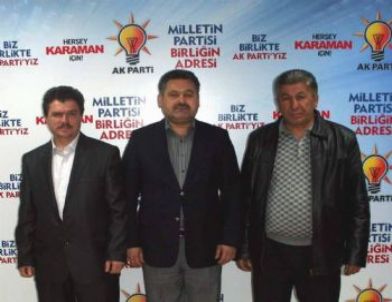 Karaman Ak Parti'de İki İlçe Başkanı Değişti