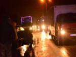 Sakarya'da Buzlanma Sonucu 11 Araç Birbirine Girdi