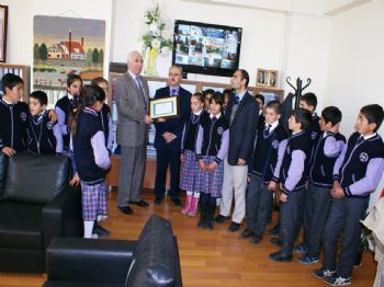 İBRAHIM AVCı - İğdır'da Kardeş Okulların Teşekkür Ziyareti