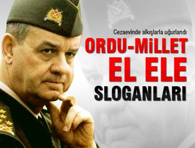 SILIVRI CEZAEVI - Başbuğ'a Silivri'de bayraklı karşılama