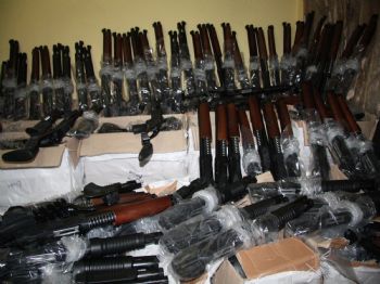 Belen'de 500 Pompalı Tüfek Ele Geçirildi