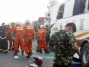 Çin'de Trafik Kazası 18 Can Aldı
