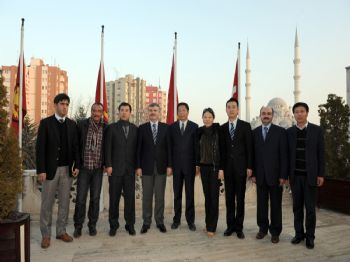 MESNEVI - Çinli Heyetten Başkan Akyürek'e Ziyaret