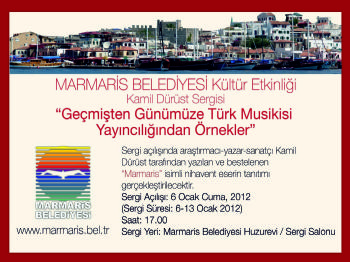 TÜRK MUSIKISI - ‘geçmişten Günümüze Türk Musikisi Yayıncılığından Örnekler’  Sergisi