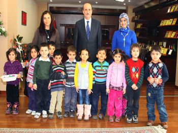 SÜLEYMAN SELMANOĞLU - Miniklerden Başkan Selmanoğlu'na Ziyaret