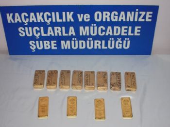 Çorum'da 19 Kilo 895 Gram Kaçak Altın Ele Geçirildi