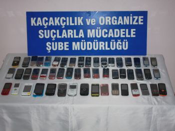 Çorum'da 52 Adet Kaçak Telefon Ele Geçirildi