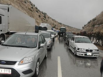 AKÇATEKIR - Adana'da Ulaşıma Kar Engeli