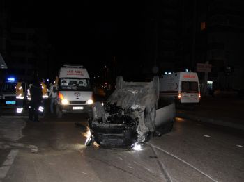Başkentte Otomobil Takla Attı: 2 Yaralı