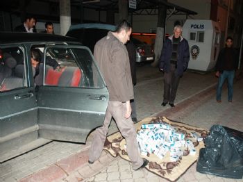 Kadirli'de 5 Bin 500 Paket Kaçak Sigara Ele Geçirildi